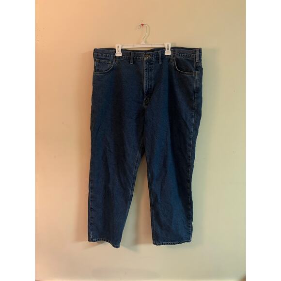 Carhartt Fleece Lined Jeans Men’s 48x32 | Heavy Duty Workwear Denim FLAWED - Picture 1 of 9
